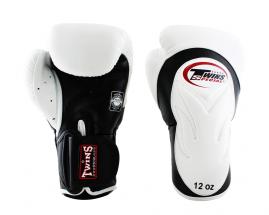 Twins Special Boxing Gloves Grey Orange Deluxe Muay Thai Sparring BGVL-6 