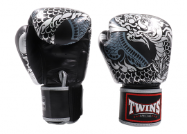 8 10 12 14 Oz Twins Gloves Kick Boxing Gloves Leather Pu Sanda Sandbag  Training Black Men Women Guantes Muay Thai4085639 From Cycvaporstore,  $39.81