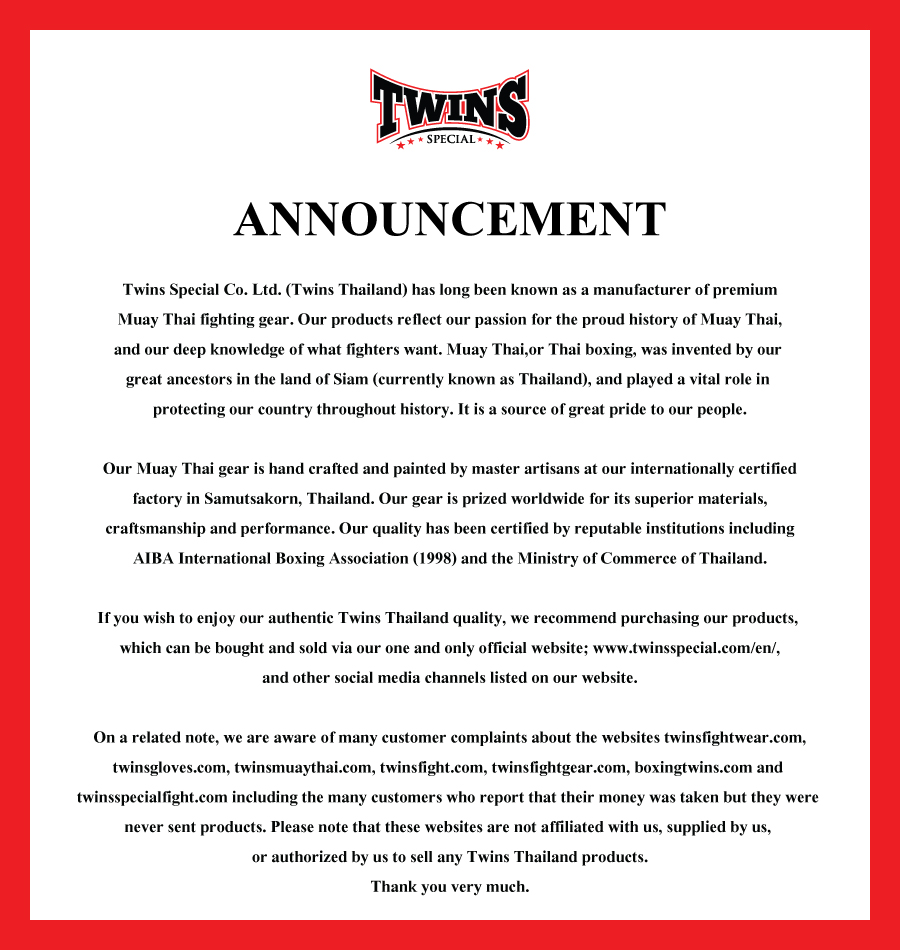 Twins Special Thailand Muay Thai Boxing Equipment Brand Official Site